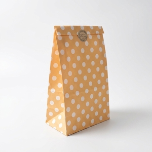 Bolsas de Papel Kraft Ecológicas con Diseño de Puntos <span class=keywords><strong>Cheng</strong></span> <span class=keywords><strong>Huang</strong></span>, Disponibles en Stock, Ideales para Dulces, Galletas, Bocadillos y Regalos de Panadería - Product Image 4