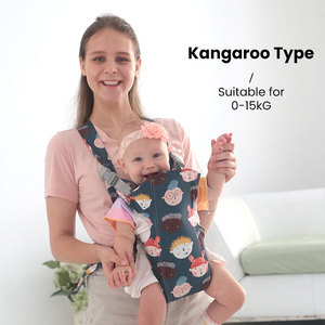 Porte-bébé <span class=keywords><strong>kangourou</strong></span> 0-15 kg, <span class=keywords><strong>portage</strong></span> avant et arrière, motif imprimé pour nourrissons et tout-petits - Product Image 1