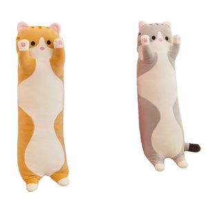 Poupée en peluche de haute qualité non rembourrée douce et personnalisée oreiller en peluche pour chat long endormi jouet en peluche - Product Image 2