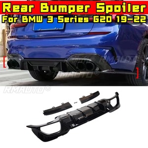 Aileron de pare-chocs arrière pour voiture G20, pièce extérieure pour BMW Série 3 G20 CMST Sport sans feux, 2019-2022, pièce de modification - Product Image 1