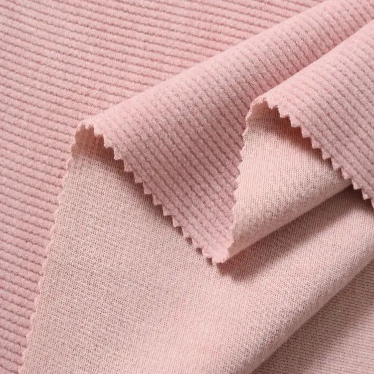 Di alta qualità in maglia a righe Rayon in poliestere Cashmere tessuto per maglioni abbigliamento