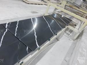 5 estrellas Hotel de gama alta 12mm patrón de mármol KKR hoja de superficie sólida acrílico creativo Panel de superficie sólida y <span class=keywords><strong>encimera</strong></span> - Product Image 3
