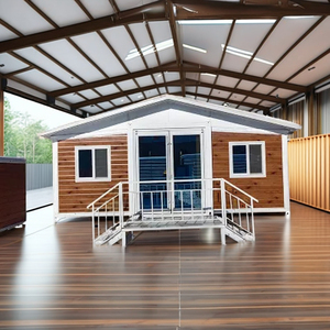 Casa Contenedor Expandible Prefabricada <span class=keywords><strong>Mini</strong></span> Bauhaus de 20 pies/40 pies, 2 Dormitorios, Casas Modulares Modernas, Planos de Viviendas Portátiles - Product Image 1