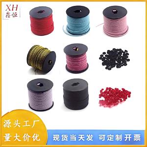 Soft leather cord with bound edges, round leather cord, microfiber <b>braided</b> cord, jewelry bracelet, necklace, pendant cord, DIY - Product Image 5