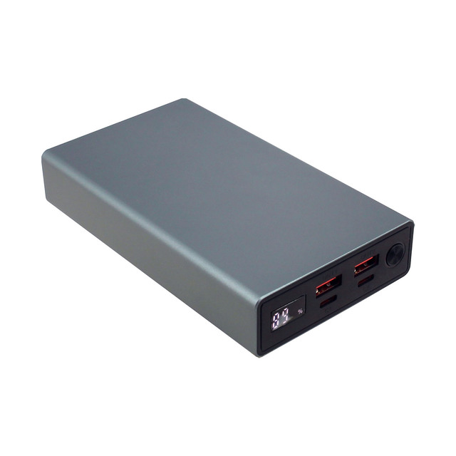 New Design CE/FCC/RoHS PD65W 4 Ports Output Laptop Power Bank with Digital Display