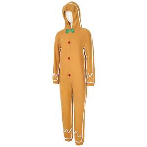 Costume de cosplay de Noël pour adulte HP à capuche et manches longues, motif pain d'épices FCDR-007 - Product Image 4