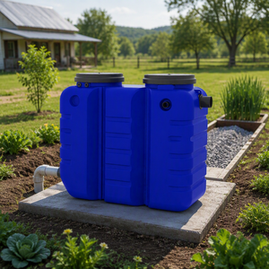 Integrated Decentralized Sewage Treatment <b>Unit</b> Vessel 3000L/Hour Filtration <b>Plastic</b> Water Tower <b>Storage</b> - Product Image 3