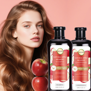 Ensemble de Soins Capillaires Bio Nettoyants en Profondeur en Gros – <span class=keywords><strong>Meilleur</strong></span> Shampooing et Après-Shampooing Naturels à la Pomme Anti-Chute pour Réparer les Cheveux Abîmés - Product Image 1