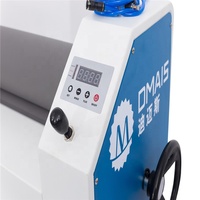 Machine à plastifier semi-automatique à rouleaux en silicone de 130 mm pour film, panneaux en mousse, PVC, plastifieuse à froid pour bois et moteurs