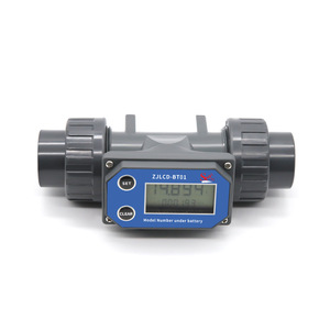 SEA BT01 Series DN65 LCD Medidor de flujo <span class=keywords><strong>digital</strong></span> con pantalla Totalizador Contador Medidor 80-1980 PVC 75mm Sensor de flujo de salida de pulso - Product Image 6