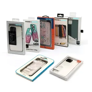 Mobile Phone Case Packaging Custom Logo Eco-friendly Packaging Magnet Phone Case Box Packaging