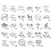 Agitateurs à boisson personnalisés en acrylique gravés au laser pour mariage, anniversaire, décoration