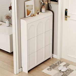 <span class=keywords><strong>Meuble</strong></span> à <span class=keywords><strong>chaussures</strong></span> ultra-fin de style crème pour la maison, <span class=keywords><strong>meuble</strong></span> de rangement intégré pour l'entrée, <span class=keywords><strong>petit</strong></span> appartement, nouveauté 2024 - Product Image 4