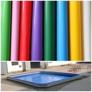 Tente gonflable et jeu aquatique en bâche PVC pour produits hermétiques, tissu enduit PVC haute résistance 650-900GSM, résistant aux UV - Product Image 1