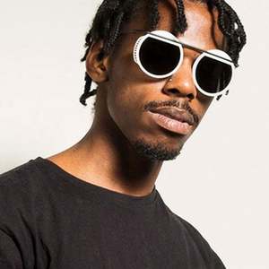 Lunettes de soleil rondes vintage punk en métal pour femmes et hommes, avec logo personnalisé, style steampunk - Product Image 2