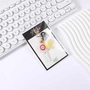 Kpop ชุดพวงกุญแจพลาสติก3ชิ้นสำหรับเด็กจรจัด (G)I-DLE Felix พวงกุญแจอะคริลิคสองด้านสำหรับจี้อุปกรณ์เสริม - Product Image 4