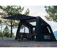 Tente gonflable Goout Springhill 4P Shelter, fort souterrain, une pièce, une salle de bain, camping en plein air, tente pneumatique imperméable Bc