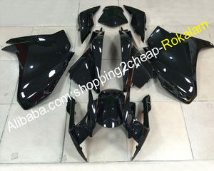Sport Carénage Pour Honda Pièces VFR1200 2010 2011 2012 2013 VFR 1200 <span class=keywords><strong>VFR1200F</strong></span> All Brillant Noir ABS Carénages De Moto ensemble - Product Image 1
