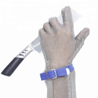 Gant en maille d'acier inoxydable anti-couteau de qualité alimentaire pour boucher, résistant aux coupures, gants de travail de sécurité, EPI