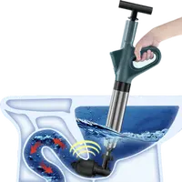 Brosse de nettoyage de drain d’égout, avec 1 tarière de serpent de drain -  Bleu
