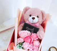 Cadeaux de la Saint-Valentin LUYI 2026, bouquet de fleurs pour mariage, décoration de la maison, bouquet de roses artificielles en savon