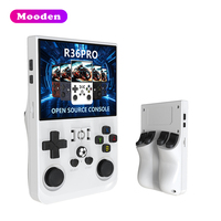 Console de jeu portable Mooden R36 Pro L, écran 3,5 pouces, 64 Go, console de jeu vidéo portable rétro classique pour PSP