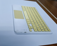 Keyboard Case Nirkabel Mini Slim Baru untuk Tablet Komputer 3.0 Touchpad - Ultra Tipis Ringan Senyap 10m