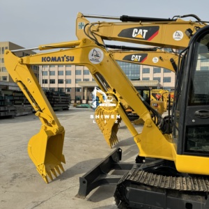 Mini-excavatrice PC56-7 de fabrication japonaise, 5 tonnes, équipement de terrassement, moteur japonais, garantie 1 an, 95% NEUF, prix bas - Product Image 2