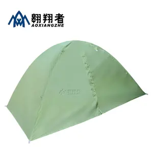 India Free Shipping Ultralight waterproof double Layer single man fishing outdoor camping tent