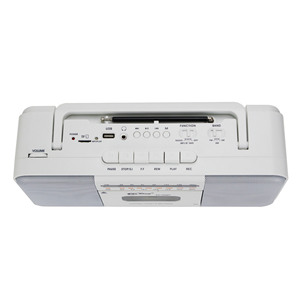 Factory Custom White Retro Cassette Recorder Player With <b>Bluetooth</b> <b>USB</b> FM AM Radio Stereo Boombox For Home Desktop Gift - Product Image 3