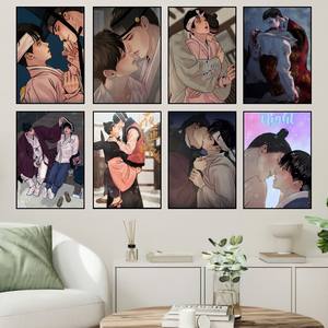 Comic P-Painter of the N-Night Poster Prints Etiqueta <span class=keywords><strong>de</strong></span> <span class=keywords><strong>la</strong></span> pared Pintura Dormitorio Sala <span class=keywords><strong>de</strong></span> estar Decoración Oficina Hogar Autoadhesivo - Product Image 6