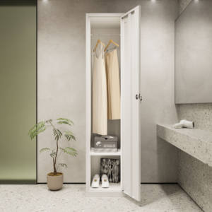 Armoire en acier moderne pour vêtements, ensembles de chambre à coucher avec dressing, salle de dressing - pour la maison, l'hôtel, l'hôpital ou l'école - Product Image 2