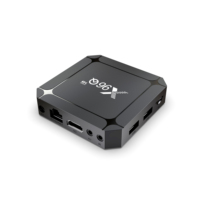 Nuevo Modelo Android 14.0 Smart Box X96Q Rockchip RK3518 con Control Remoto por Voz BT X96  4K TV Box