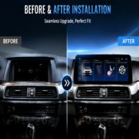 Monitor LCD Layar Sentuh 12.3 inci dengan GPS Resolusi 1920x720 Sistem Android untuk BMW Seri 5 GT 2013-2018 dengan Pemutar Terintegrasi