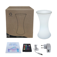 Table de bar portable lumineuse, meubles LED imperméables pour boîte de nuit, table haute de cocktail illuminée, meubles LED pour club, vente en gros