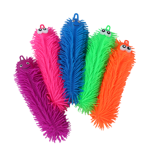 Pelota hinchada peluda personalizable, juguete deportivo Unisex hecho TPR 69*34*50cm, tamaño intermitente, nariz, sonrisa, modelo de goma suave PF0036 XTQ - Product Image 3