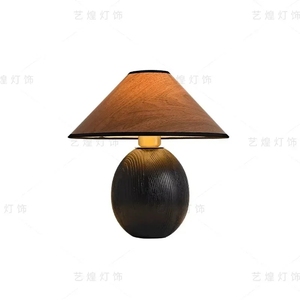 Lampe <span class=keywords><strong>de</strong></span> table en bois <span class=keywords><strong>de</strong></span> style français, luxe léger, ambiance charmante <span class=keywords><strong>de</strong></span> style japonais, rétro nostalgique, pour chambre d'hôtes, salon <span class=keywords><strong>et</strong></span> chambre à coucher - Product Image 5