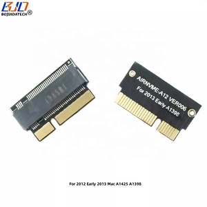 Carte adaptateur SSD SATA M.2 B-Key 7+17 broches pour <span class=keywords><strong>MacBook</strong></span> Pro <span class=keywords><strong>2012</strong></span> et début 2013 A1425 A1398 ME662 ME664 ME665 MC975 MC976 MD212 MD213 - Product Image 1