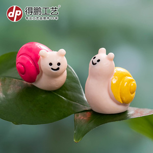 Adorno de Resina con Forma de Caracol Colorido y Creativo, Decoración Colgante para Interiores y Exteriores, Jardín, D1976 - Product Image 5