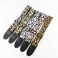 Usine Personnalisé Style Ethnique Sangle De Guitare Nylon Sangle Ceinture En Cuir jacquard tissu matériel personnalisé épaule guitare sangles