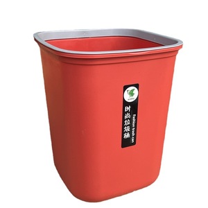 <b>Square</b> Plastic Trash Can 390g Open Indoor Waste <b>Bin</b> Mixed Color Linyi Origin - Product Image 5