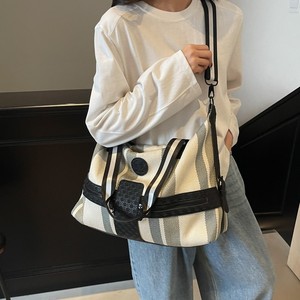 New Cotton Túi du lịch công suất lớn vai thể thao phòng tập thể dục túi hai dây đai thời trang Polyester Phụ nữ túi - Product Image 5