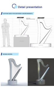 Rideau d'eau en acier inoxydable avec un design moderne, installation facile, AC 110-220V pour une utilisation en extérieur - Product Image 5