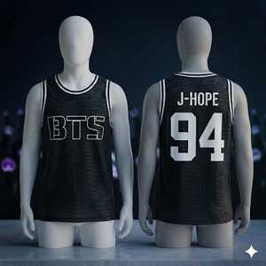 OEM ODM เสื้อบาสเก็ตบอลสั่งทำเสื้อกล้าม Bangtan kpop RM Jin Suga Jimin <span class=keywords><strong>V</strong></span> jungkook 9297 - Product Image 3