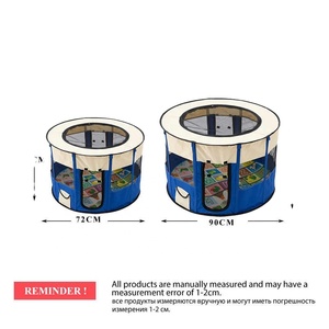 Casa <span class=keywords><strong>de</strong></span> Juegos Plegable <span class=keywords><strong>para</strong></span> Interiores y Exteriores, Transpirable, Portátil, Redonda, <span class=keywords><strong>para</strong></span> Niños Pequeños y Grandes - Product Image 2