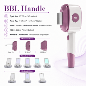Machine laser BBL professionnelle pour la photo-réjuvénation, la réduction des rides et l'éclaircissement de la peau pour clinique - Product Image 3