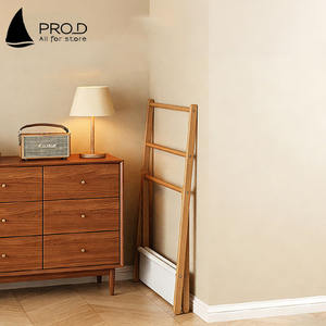 Il Nuovo Appendiabiti da Terra Pieghevole per la Testata del Letto e Riponibile Temporaneamente in Legno di Faggio Semplice - Product Image 5