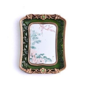 High Quality Gold Color Horse Shape Sand Bottom Embossed Logo Scutcheon - Product Image 5