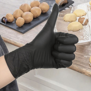 Guantes Desechables <span class=keywords><strong>de</strong></span> Vinilo Negro GATAMO ZSV017, Industriales, Resistentes al Aceite, Sin Polvo, para Cuarto Limpio, Talla S - Product Image 2