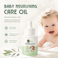 MOMMY'S LITTLE MONSTER Nouvelle Huile Corporelle Hydratante pour Bébé, Huile Nourrissante pour Tout-Petits, Non Grasse, Facilement Absorbée, Huile pour Peau de Bébé